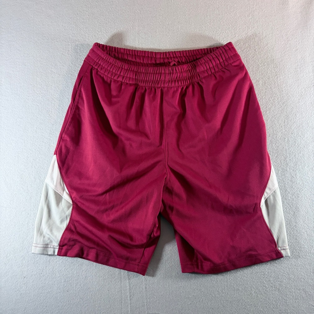 Pro Edge Oklahoma Sooners NCAA Mesh Athletic Shorts Mens Small Crimson White OU